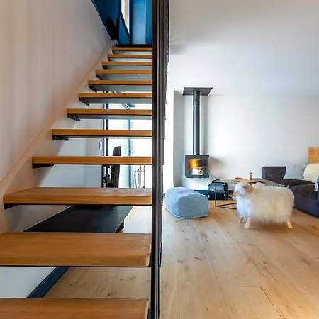 Διαμέρισμα Duplex Avec Sauna Et Vue Mont Blanc Au Centre De