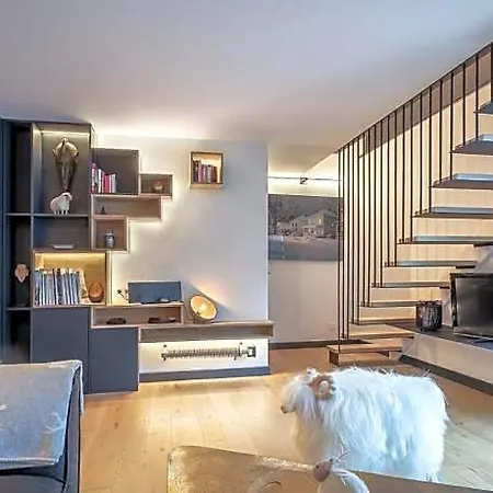 Duplex Avec Sauna Et Vue Mont Blanc Au Centre De Apartamento *