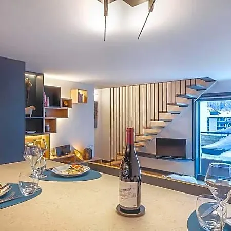 Duplex Avec Sauna Et Vue Mont Blanc Au Centre De Apartamento