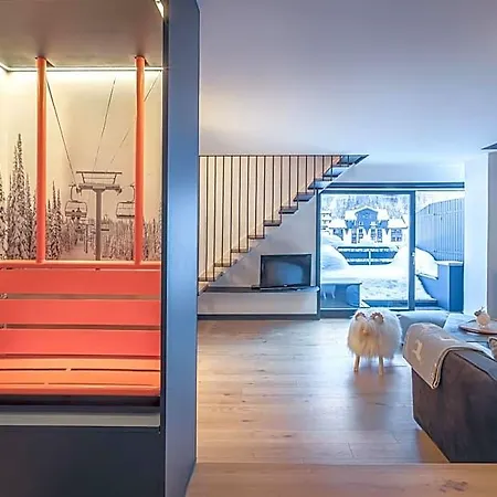 Duplex Avec Sauna Et Vue Mont Blanc Au Centre De *