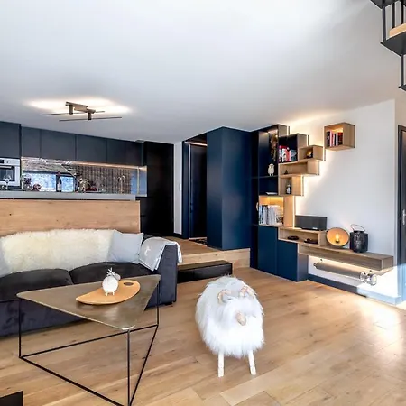 Duplex Avec Sauna Et Vue Mont Blanc Au Centre De Chamonix